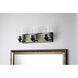 Arcadia 3 Light 22 inch MB Bath Light Wall Light in Matte Black